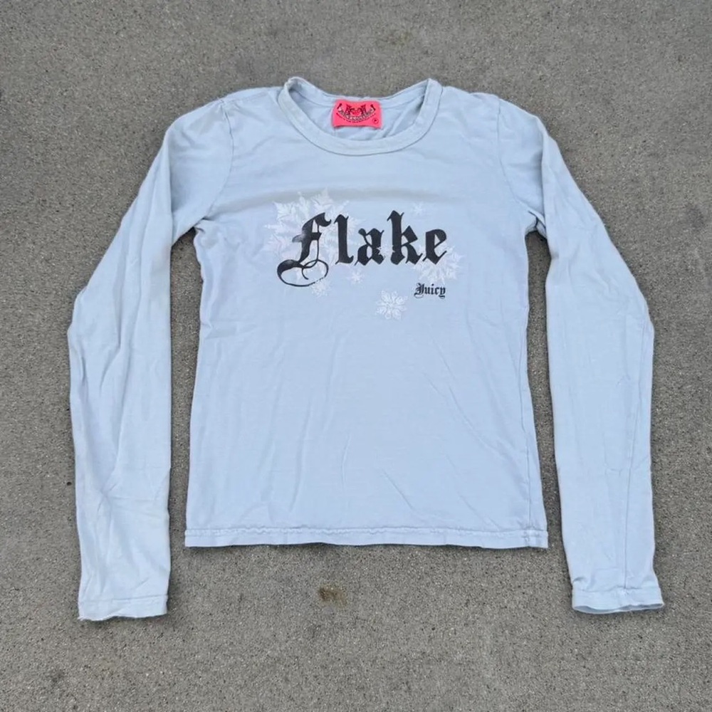 Juicy Couture Light Blue Long Sleeve Tee